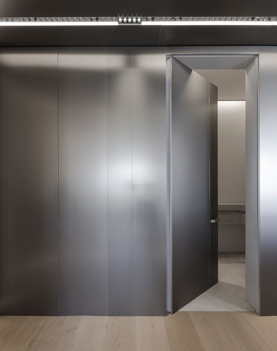 Lámina de Acero Inoxidable WPC Bambú Inox Pulido Decorativo recortable 1.22m x 2.80m x 8mm (Do it yourself)