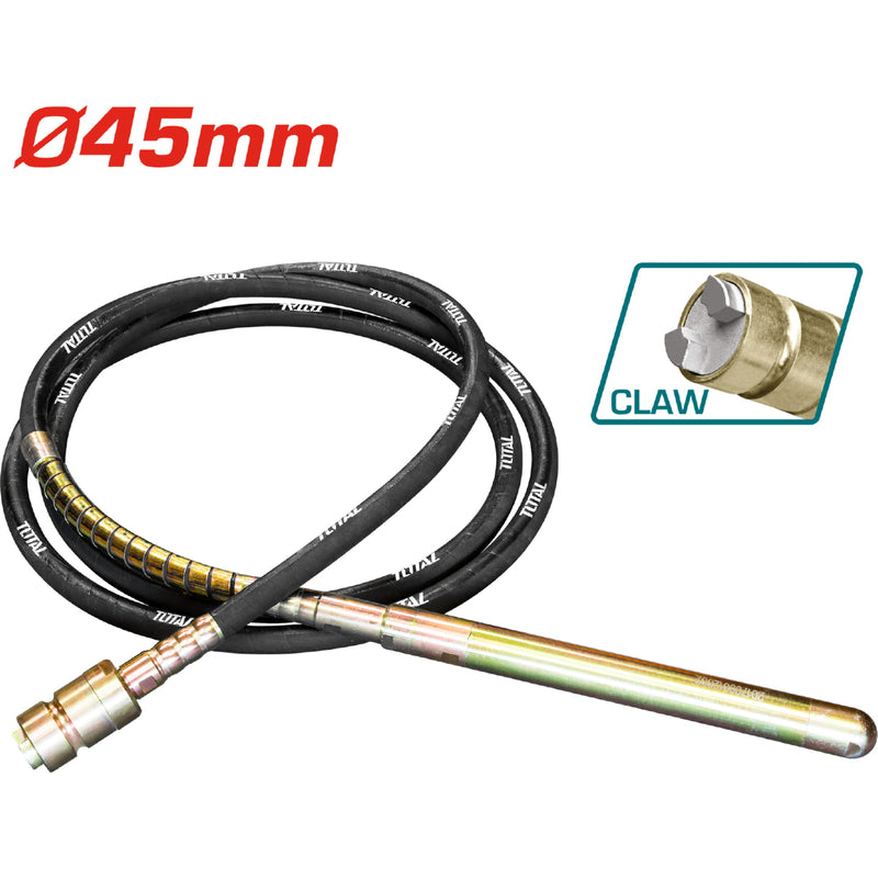 Poker de vibracion para vibrador de concreto Total TP630-2