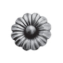 Flor artística de hierro forjado Diámetro Ø 95 mm; 3mm de espesor.