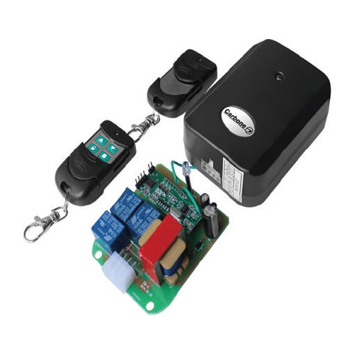 Motor enrollable 1000Kg.110V/60htz. Incluye 2 controles remotos y operador de pared (2años).