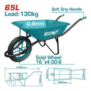 Carretilla de Construcción 130 Kg. De metal. Capacidad de Arena: 5 Pies Cúbicos