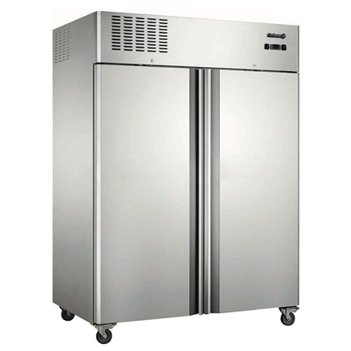 Congelador 2 puertas 1480*828*2050mm 1074W 220-240V~50Hz rango= -22-18C Ventilado 6 repisas(1 año)