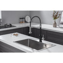 Grifo con sensor para fregador de cocina de acero inoxidable con manguera extraible (JASPE)