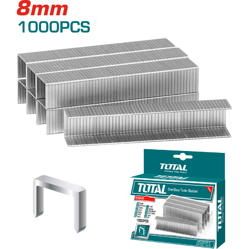 1000 grapas 8mmx1.2mm para grapadora THT31142