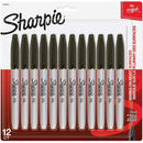 Sharpie Marcador Permanente punta fina (caja de 12 und)