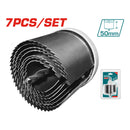 Kit 7 de brocas circulares madera  diameter:26,32, 38,45,50,56,63mm altura 50mm(2")