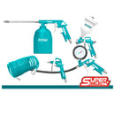 Juego de herramientas neumáticas de 5 piezas.