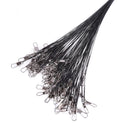 Cables de acero de pesca con ganchos (10 Uds)