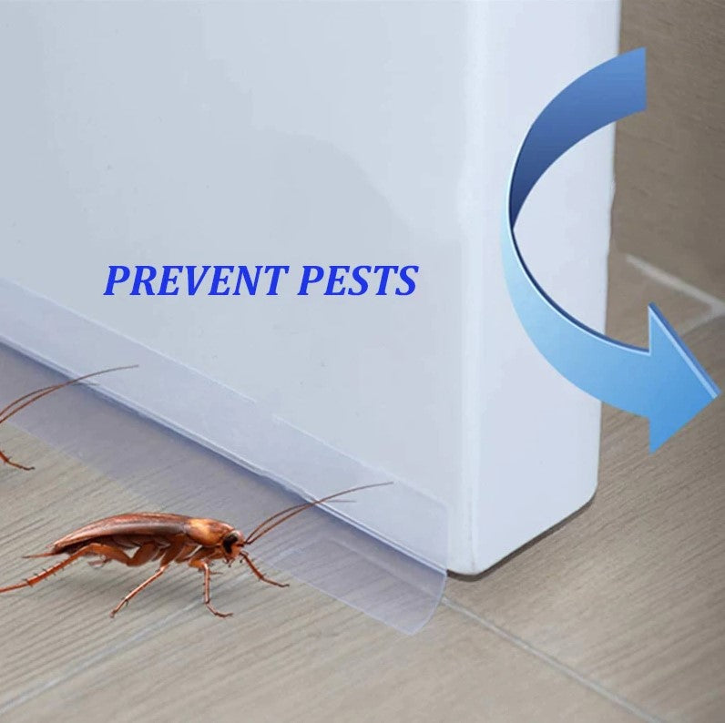 Goma guardapolvos burlete autoadhesivo para puertas, antipolvo antinsectos. 5mts x 25 mm (1")