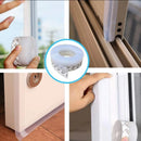 Goma guardapolvos burlete autoadhesivo para puertas, antipolvo antinsectos. 5mts x 25 mm (1")
