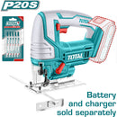 Sierra caladora inalambrica 20V NO incluye cargador ni baterias.  (1 año)