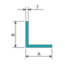 AR-23 Angulo de 1 1/2" x 1 1/2"  Espesor 3 mm. Largo 5.85 mts. Acabado Natural.