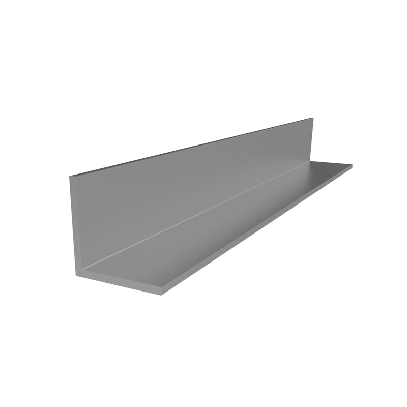 AR-23 Angulo de 1 1/2" x 1 1/2"  Espesor 3 mm. Largo 5.85 mts. Acabado Natural.
