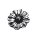 Flor artística de hierro forjado Diámetro Ø 60 mm; 4 mm de espesor.