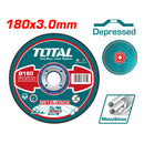 Disco de corte para metal concavo 180 mm ( 7" )X 3.0mm ( 1/8" )X 22.2mm ( 7/8" )