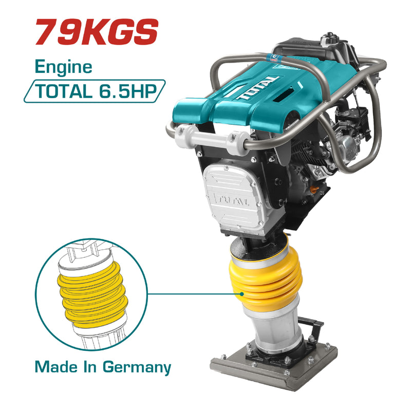 Apisonadora bailarina compactadora sapo a gasolina Motor 4.8Kw (6.5HP) 79 kg.