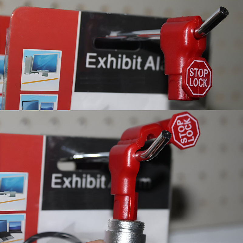 Llave magnética para cerraduras de gancho exhibidor. Herramienta de imán para candado antirrobo.