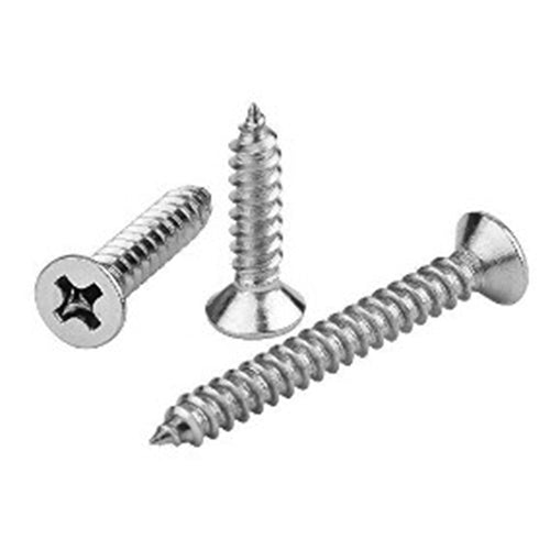Tornillos para metal Phillips Acero Inoxidable 18-8 304. (Cajas de 100 unidades)