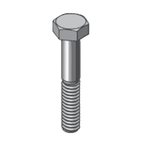(caja 50) 1/2 x 1 Tornillo hexagonal rosca interrumpida inoxidable 18-8.