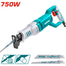 Sierra sable reciproca, Voltaje 110-120V~50/60Hz, Potencia de 750W,Velocidad sin carga:900-3300rpm