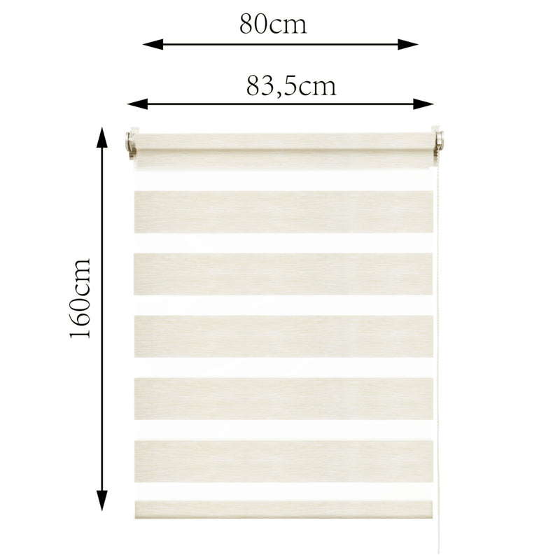 Persiana Roller Enrollable Eclipse Moscú Beige Trench