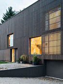 PErgola WPC Tubo Cuadrado 4" Grande Acabado Madera Wengue Exteriores 100x100x2900mm