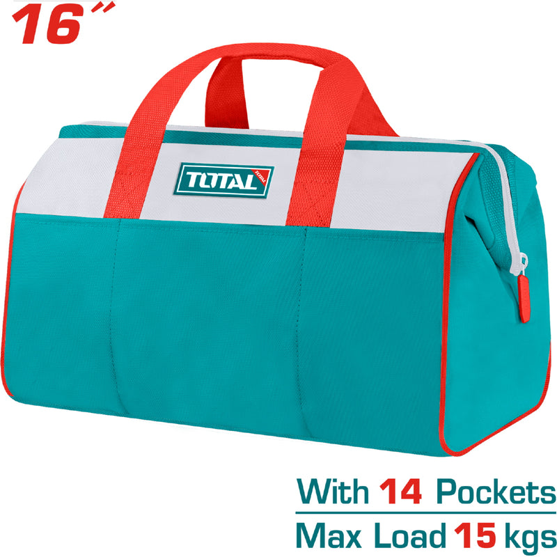 Bolsa de herramientas de 14 bolsillos. 16"