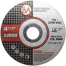 Disco de Corte de Aluminio 4.5" x 0.5" x 0.5" (1PZA)