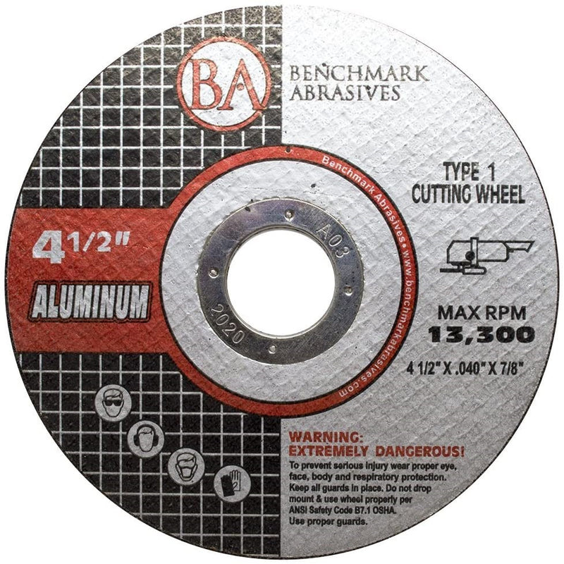 Disco de Corte de Aluminio 4.5" x 0.5" x 0.5" (1PZA)