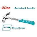 Martillo de Orejas forjado de Acero de 20oz/560 g.Tratamiento térmico. Mango anti golpe.