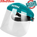 Careta a prueba de impactos Total Tools. Marco: ABS; Visor Policarbonato.