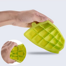 Bandeja de silicon para cubos de hielo con tapa 1 unidad
