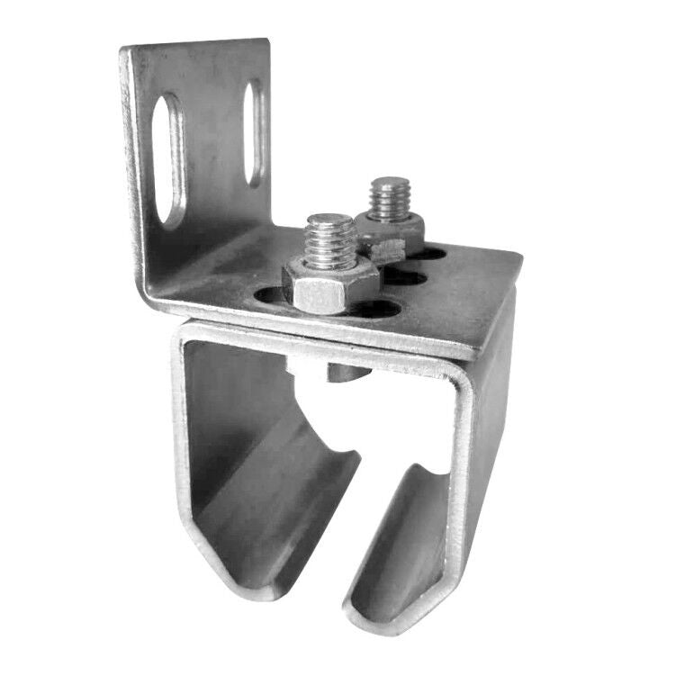 Soportes de riel a pared para atornillar.