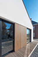 Pergola WPC Tubo Rectangular 4"x2" Acabado Madera Abedul Exteriores 100x50x2900mm