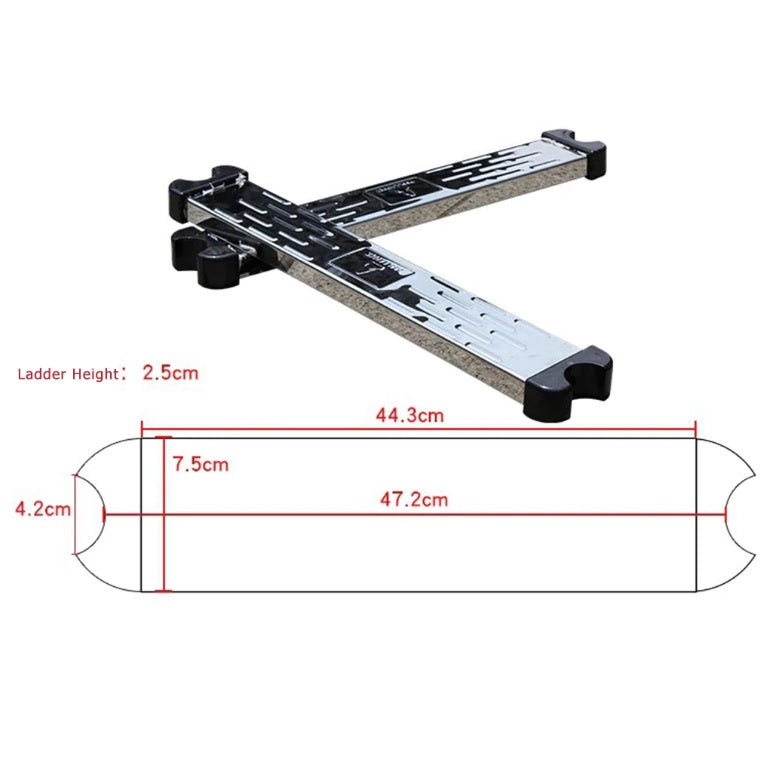 (1Pza) Peldaño de escalera de Piscina de acero inoxidable, antideslizante.