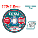 Disco de corte para metal plano 115 mm ( 4 1/2" )X 1.2mm (3/64")X 22.2mm (7/8")