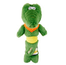 Juguete Plush cocodrilo verde para mascota