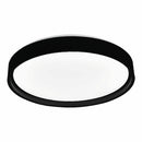 Lámpara de Techo LED Plafón 18W 1800lm CCT Ajustable Acabados negros.