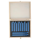 Cuchillas de corte para torno de metal con punta de carburo. Set de 11 piezas.