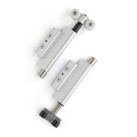 Juego de Rueda Superior / Guia Inferior Montaje Inversor. Plegable Europa. Color Blanco