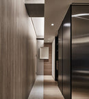 Lámina de Acero Inoxidable WPC Bambú Silver Plata Decorativo recortable 1.22m x 2.80m x 8mm (Do it yourself)