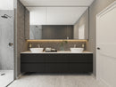 Panel Decorativo WPC Bambú 1.22 m x 2.80 m x 5 mm Dark Rock