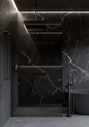 Panel Decorativo Mármol PVC  1.22 m x 2.80 m x 3 mm Marmol Black white