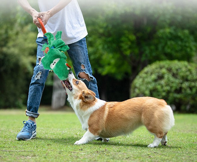 Juguete Iron grip cocodrilo cuerda para mascota