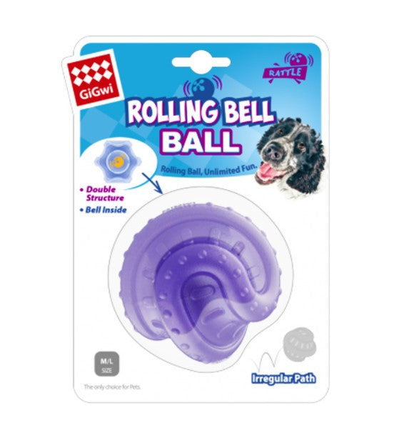 Pelota rebote aleatorio Rolling bell para mascota