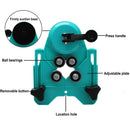 Guía de perforación con base de succión para brocas circulares diamantadas. Vidrio y Azulejos.