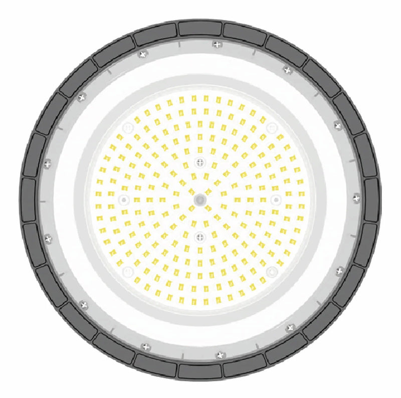 Lámpara de Techo LED High Bay 200W 6500K con Tecnología LED .Iluminación Potente. Ideal Techos Altos. Foco LED.