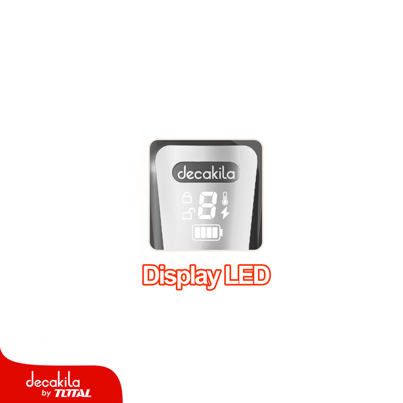Licuadora Inalámbrica Gris 1.5L 300W 16V 2 Velocidades. Jarra de Plástico. Incluye Batería y cargador.
