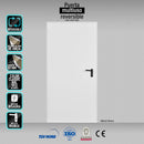 Puerta Multiuso Reversible 990x2140mm marco MC3 color Blanco 1013