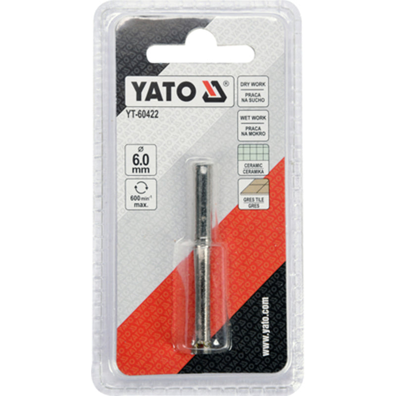 Brocas diamantadas para vidrio y ceramica